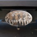 Little Angels Statues Cherubs Oval Tow Trailer Hitch Cover Plug Insert