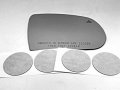 Fits 14-19 Cherokee 18-19 Compass Right Mirror Glass Lens W Blindspot Icon 