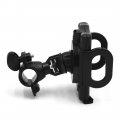 Uxcell Black Motorcycle Adjustable Handlebar Cellphone Smartphone Holder Stand