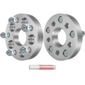 2x 1 500mm To 5x112mm Conversion Wheel Spacers Adapters Studs 12x1 5 57 1 H B Fit For Corsica 1996-2005 Celica 2004-2014 Prius 