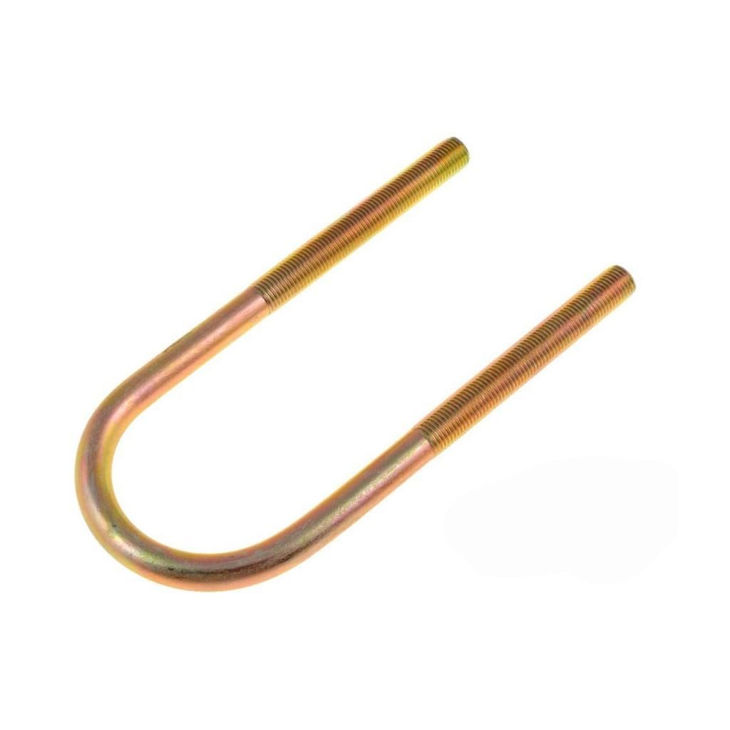 Threaded U Bolt 7 16 By 6 8 2 1 4 Round Durable Steel Rust Resistant Black Alx Pau Mm 35601 Cl360a50