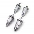 Httmt- 4 Pcs Chrome Eagle Head Bolts Screws Compatible With License Plate Tag Frame Windshield Trim P N Xh6009-a
