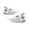 Pair Park Signal Marker Light Combo For 2000 Bmw 323i Coupe Convertible Driver And Passenger Side White Lens Bm2520108 