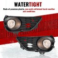 Hecasa Pair Fog Light W Bezel For 2019-2022 Honda Pilot Models With Parking Aid Sensor Replacement Ho1038142 Ho1039142 Driving