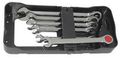 Westward 6xz89 Combo Wrench Set Metric 7 Pc 