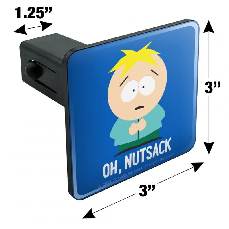 South Park Butters Oh Nutsack Tow Trailer Hitch Cover Plug Insert