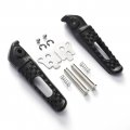 Matte Black Rear Footrest Footpeg For Honda Cbr600rr 2003 2025 And Cbr1000rr 2004 2016 Aluminum Motorcycle Passenger Foot Pegs