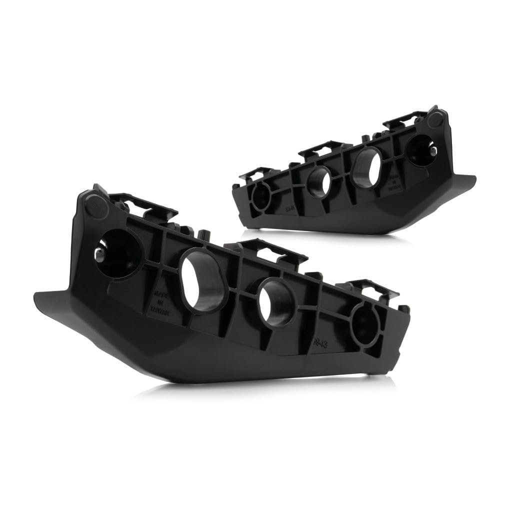 Front Bumper Cover Support Pair For Toyota Corolla 2011 2012 2013 Driver And Passenger Side Plastic Replacement To1042114