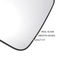 Car Rearview Left Driver Side Mirror Glass Replacement W Backing Plate Non-heated White For Hyundai Sonata 2020-2022