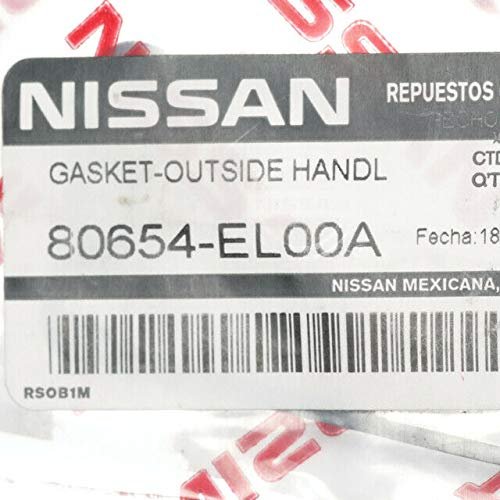Genuine Nissan Parts Lt Handle Bezel Gasket 80654-el00a