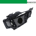 Munirater Front Grille Chrome And Black Mesh Upper Grill Replacement For Nv200 2013-2021 623123lm0h