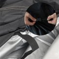 Utv Cover 2 Seater Heavy Duty Windproof Waterproof For Rzr Xp 900 1000p Black Vehicle With Storage Bag And Snap Bandages 122 In