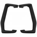 Pair Mirror Arm Cover Set For Volvo Vnl Truck 2004-2018 Black Lh Rh Side 