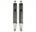 Reproduction Motorcycle Shocks Chrome W Black Springs Eye Eye 395mm 15 1 2 For Honda Xl125s Xl185s 