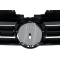 Front Grille For Volkswagen Jetta 2011 To 2014 Sedan Black Chrome 5c6853651azll Vw1200149 Standard Style Snap On Replacement
