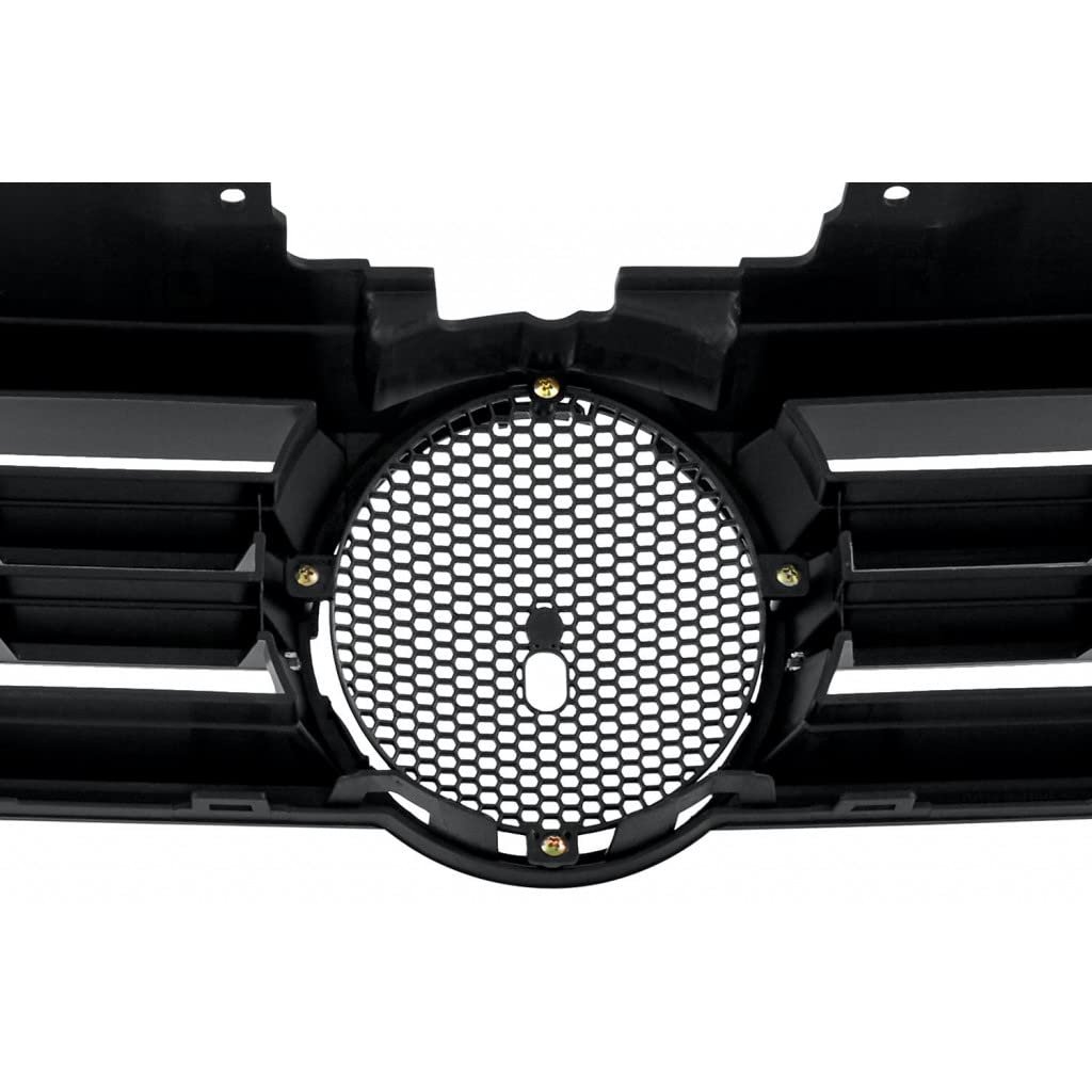 Front Grille For Volkswagen Jetta 2011 To 2014 Sedan Black Chrome 5c6853651azll Vw1200149 Standard Style Snap On Replacement