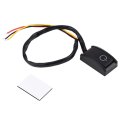 Car Paste Type Switch Dc 12v 200ma On Off Button Black 