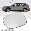Heated Scratch Resistant Weatherproof Mirror Glass For X3 F25 2010-2014 Left 51162991659