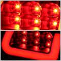 Dna Motoring Tl-dram94-led-3d-bk-cl Led 3d Tail Light Assembly Driver Passenger Side For 94-02 Dodge Ram 1500 2500 3500 