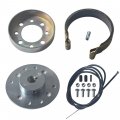 Cpvnqmdg Rear 4 Drum Brake Band Pin With 65 Cable For Go Kart 5 8 Bore 3 16 Keyway Mini Bike 212cc 196cc 6 5hp Dune Buggies 