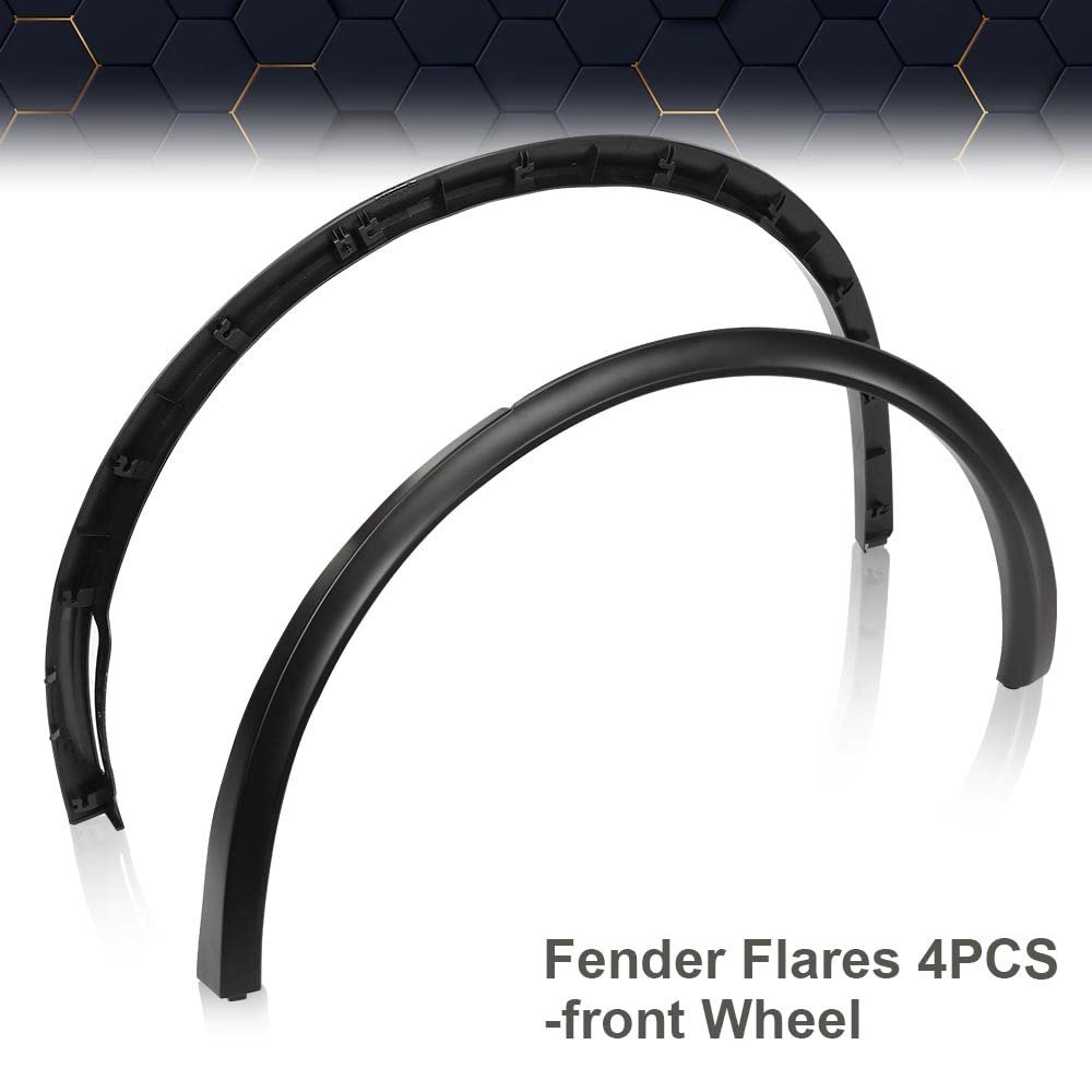 Fender Flare Cover Wide Body For Tesla Model Y 20 2021 2022 2023 2024i 0 57 Wider Front 0 6 Rear Driver Passenger Side Paint