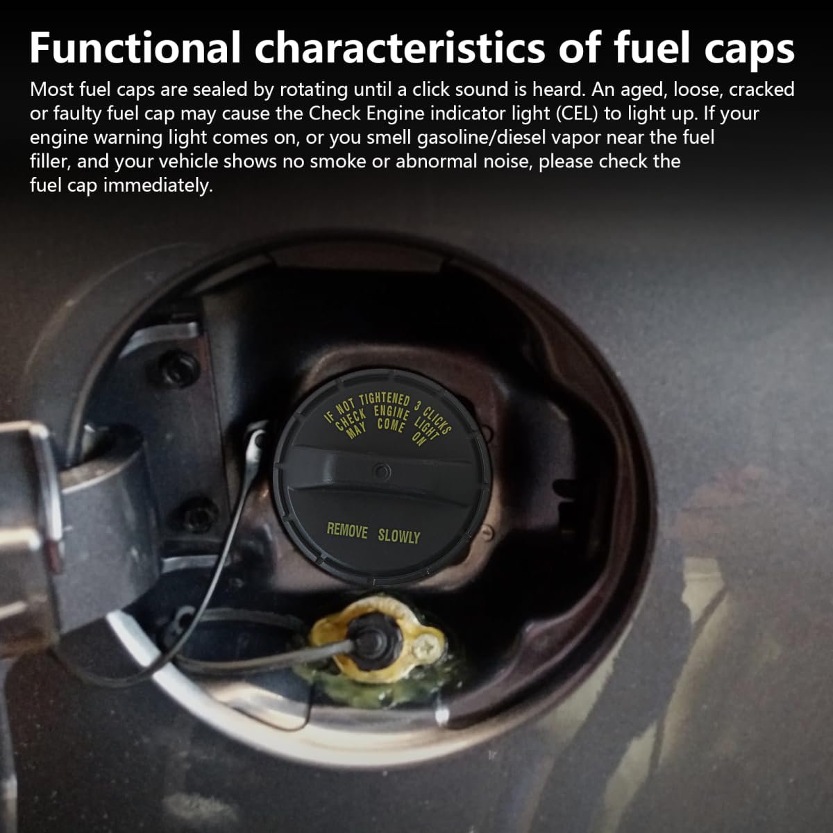 17670s5aa32 Gas Cap Fuel Tank For 2001-2006 Honda Insight Base Hatchback 2 Door Replaces 17670-s5a-a32