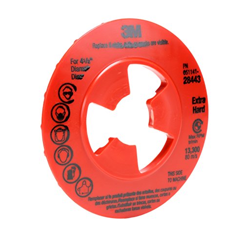 3m Disc Pad Face Plate Ribbed 80515 7 Diameter Pack Of 10