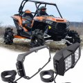 Dasbecan Utv Side Rear View Mirrors With Led Lamp For Polaris Ranger Rzr Can-am Maverick Yamaha Rhino Arctic Cat Almost All A 1 