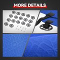 Protex Series Full Set Automotive Seat Interior Covers Universal For Most Car Suv Truck Airbag Compatible Blue Woven Polyester