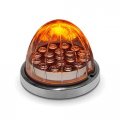 Led Amber Clear Marker Turn Light Watermelon Style Lens Surface Mount Waterproof Rear Automotive Side Assembly 12 8 Volts 