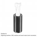 Uxcell Router Collet Driver Adapter Convert 12 7mm 1 2 To 6mm For Cnc Engraving Milling Bit Woodworking Carving Machine