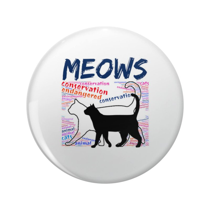 1080 Graphics Beautiful Cats Conservation Key Chain Double Sided Stainless Steel Keychain