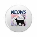 1080 Graphics Beautiful Cats Conservation Key Chain Double Sided Stainless Steel Keychain