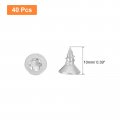 Uxcell 40pcs Flat Head Torx Screws M4 X 10mm 304 Stainless Steel Countersunk Self Tapping Anti-theft Wood Tamper Resistant Fit