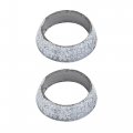 Uxcell Car 1 8 Dia Cone Shape Exhaust Muffler Graphite Donut Seal Gasket Header 2 Pcs
