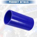 Uxcell 2 75 Id 6 Length 4-ply Reinforced High Temp Straight Coupler Silicone Reducer Hose Blue For Car Intercooler Intake