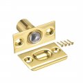 Adjustable Cabinet Closet Door Large Ball Catch W Strike Screws 54mm Length Brass Plated 2pcs 