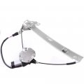 Ocpty Rear Driver And Passenger Side Power Window Regulator W Motor Compatible With 2006-2010 For Jeep Commander Set Of 2