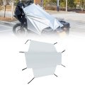 Dream Apparel Motorcycle Seat Cover Sun Shade Waterproof Outdoor Rain Dust Protection Universal Fit Heavy Duty Windproof 