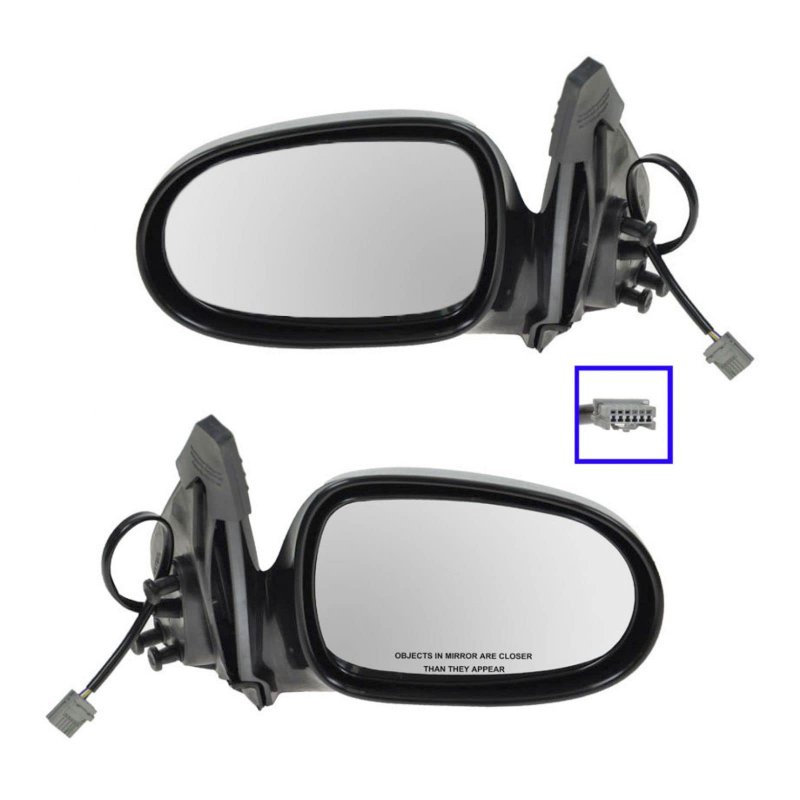 Power Side View Door Mirrors Left Right Pair Set For 00-06 Nissan Sentra