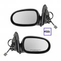 Power Side View Door Mirrors Left Right Pair Set For 00-06 Nissan Sentra 