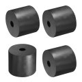 4pcs Rubber Spacers 50mm Od 12mm Id 40mm Height Round Anti Vibration Spacer Bushing Grommets Thick Washers For Home Car 
