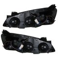 Headlight Assembly Set Of 2 Amber Turn Signal For 2005-2010 Pontiac G6