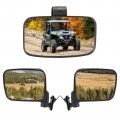 Wider Rear View Mirror Side Kit For Yamaha Rmax 1000 A Utv Pro Mirrors 2021 2022 2023 Wolverine Rmax2 Rmax4 Convex Adjustable 