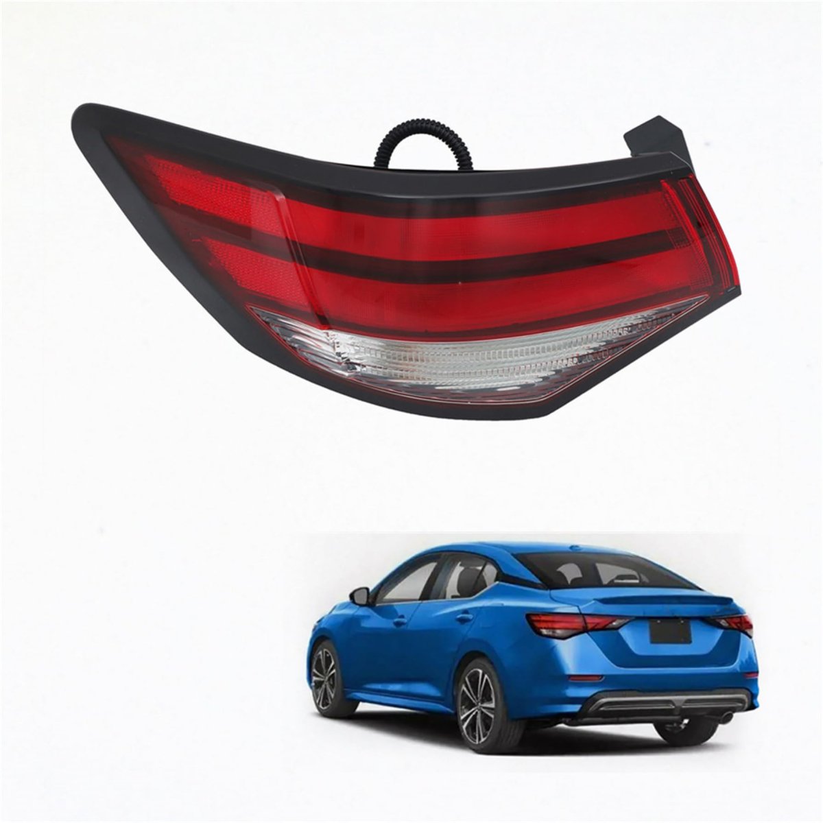 Driver Side Outer Tail Light Left Replacement For Sentra 2021 2022 2023 Driving Lamp 265556lb0a Ni2804121