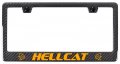 Au-tomotive Gold Inc Officially Licensed Real Carbon Fiber And Abs Uv Printed License Plate Frame For Hellcat Orange