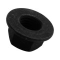 Multi Purpose Nut For Buick Envision 2016 2017 2018 Black Alloy Steel Hex Flange Heat Hardened Non Locking Flat Seat 0 63 In 