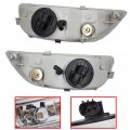 Fog Lights Assembly Replacement For 2001 2002 Toyota Corolla Clear Lens With Halogen Bulbs Driver And Passenger Side