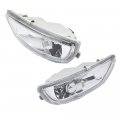 Fog Lights Assembly Replacement For 2001 2002 Toyota Corolla Clear Lens With Halogen Bulbs Driver And Passenger Side