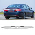 Rear Trunk Molding Trim Chrome 74890 T2f A11 Tailgate License Plate Garnish Strip For Accord 2012 To 2015